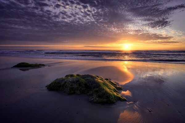 Amanecer en la playa