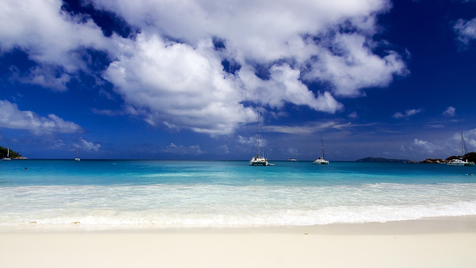 mer et océan sable eau plage tropical voyage été mer île paysage océan idyllique mer détente surf soleil turquoise beau temps exotique vacances paradis