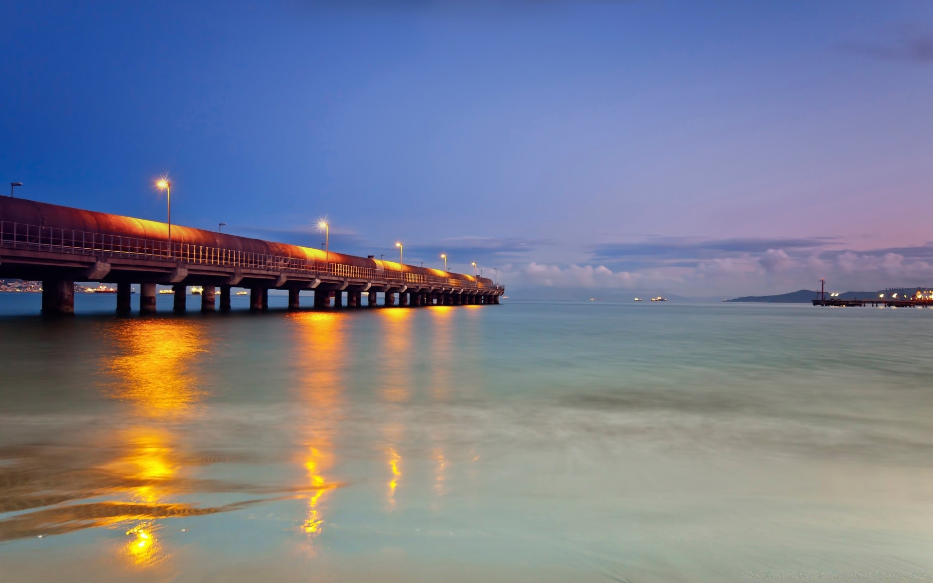 meer und ozean wasser sonnenuntergang meer reisen dämmerung dämmerung himmel strand ozean abend reflexion im freien meer pier brücke landschaft