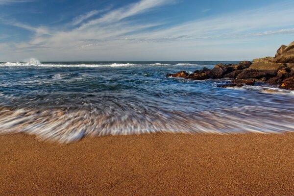 Pedras areia nos escreveu