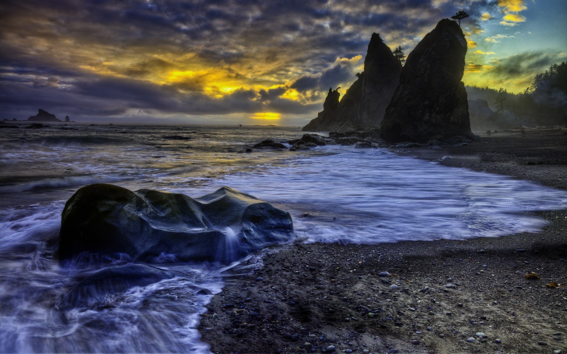 mer et océan eau coucher de soleil océan mer plage mer aube rock soirée voyage crépuscule paysage paysage nature