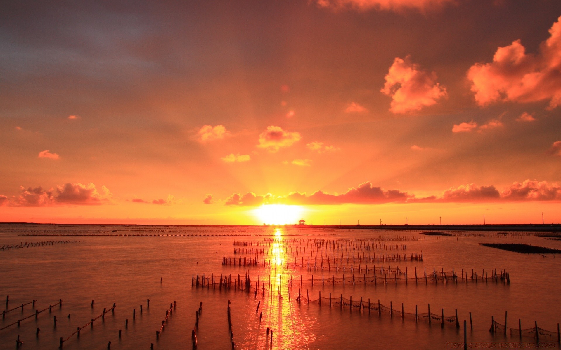 sea and ocean sunset dawn water sun dusk fair weather evening beach composure summer