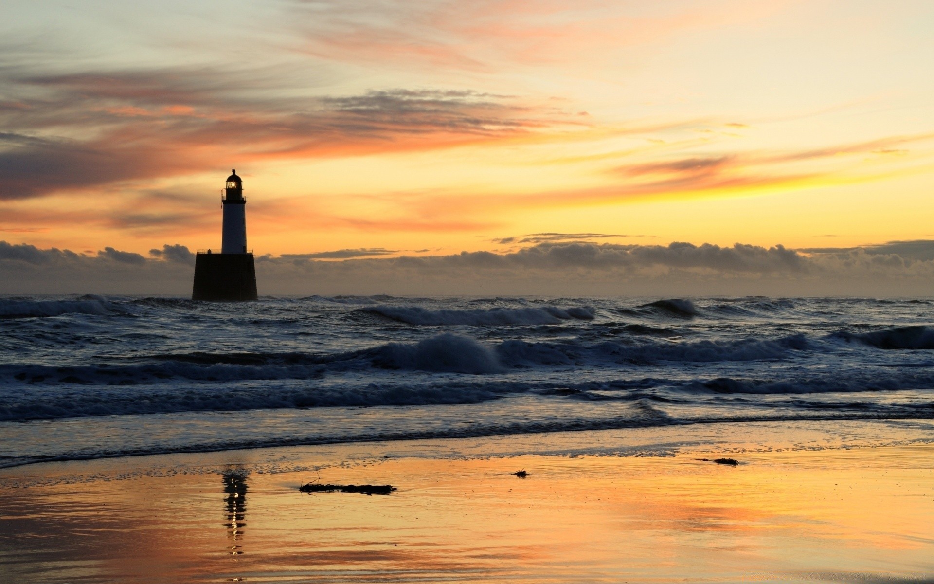 mare e oceano tramonto acqua faro alba mare oceano spiaggia crepuscolo sera sole paesaggio mare cielo viaggi natura