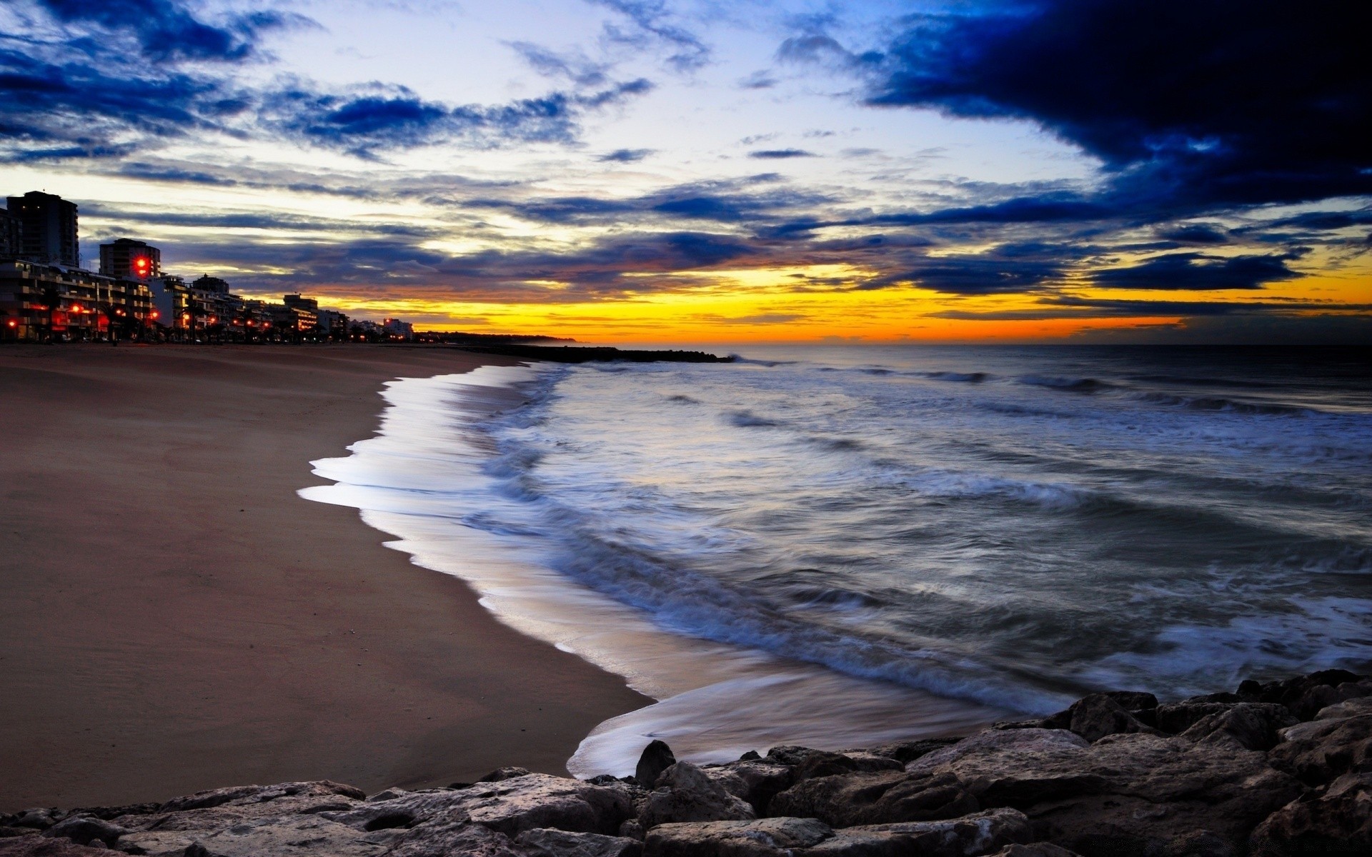 mer et océan eau plage coucher de soleil mer océan mer voyage ciel paysage paysage crépuscule soir aube