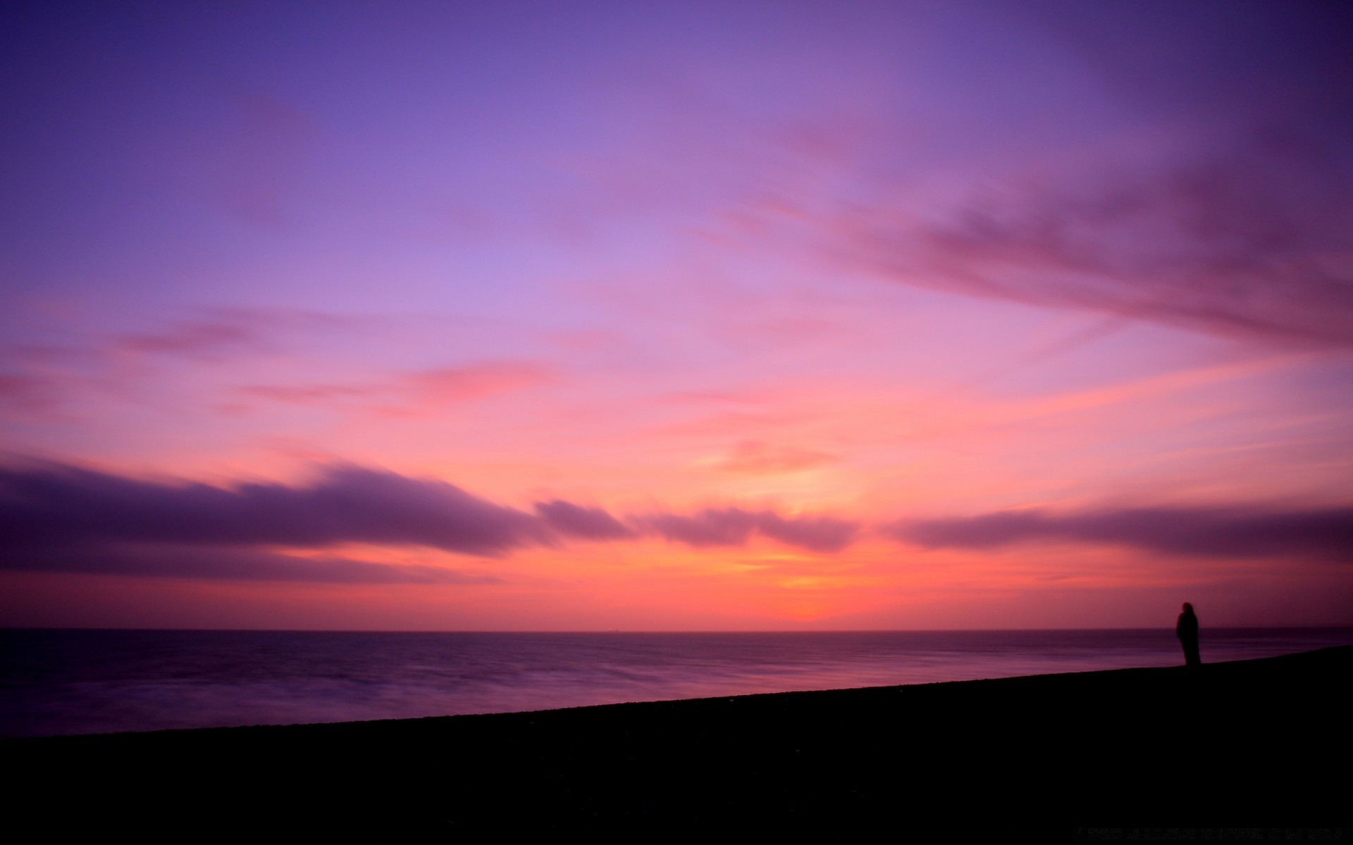 mer et océan coucher de soleil aube soleil crépuscule soir ciel nature paysage beau temps lumière été à l extérieur silhouette mer eau