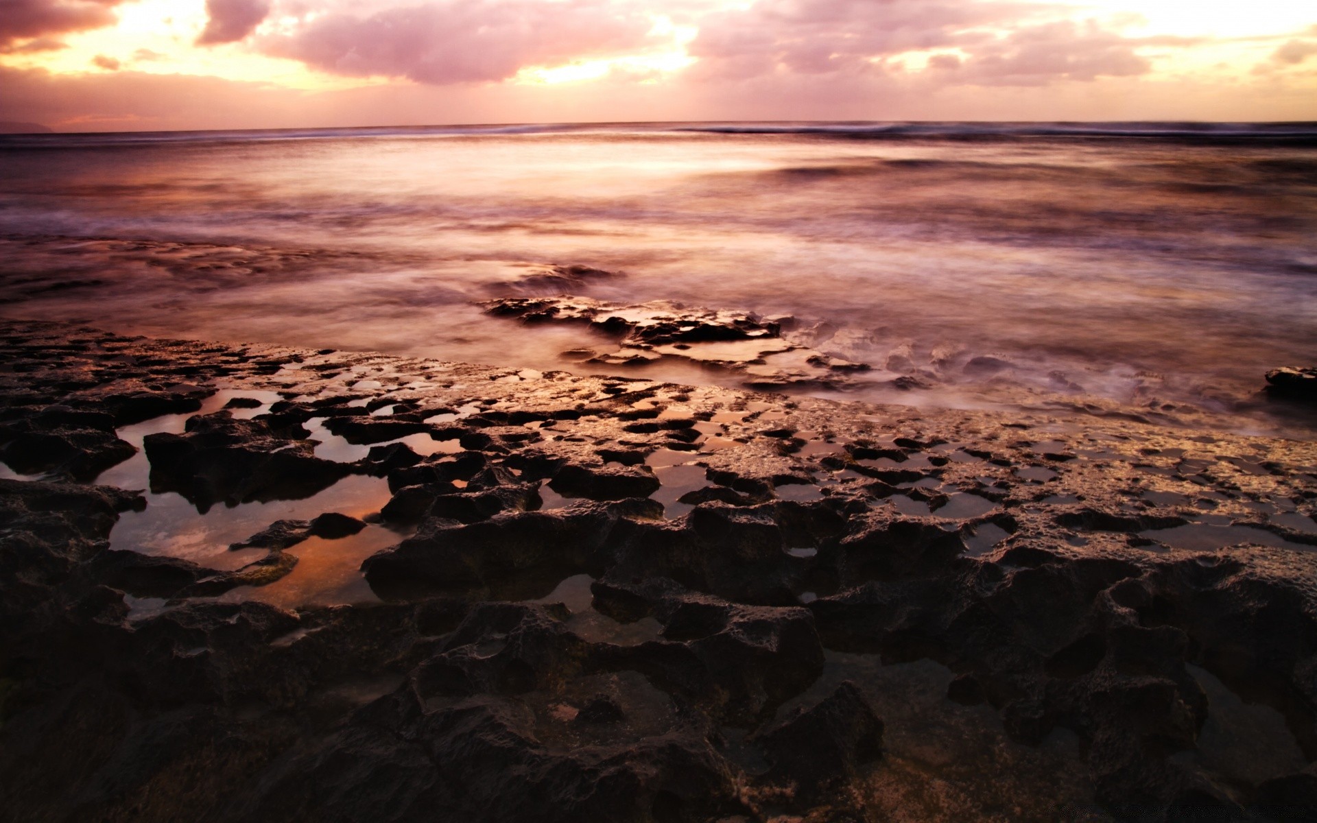 mer et océan coucher de soleil plage mer eau océan aube paysage mer crépuscule paysage soir soleil ciel surf réflexion sable