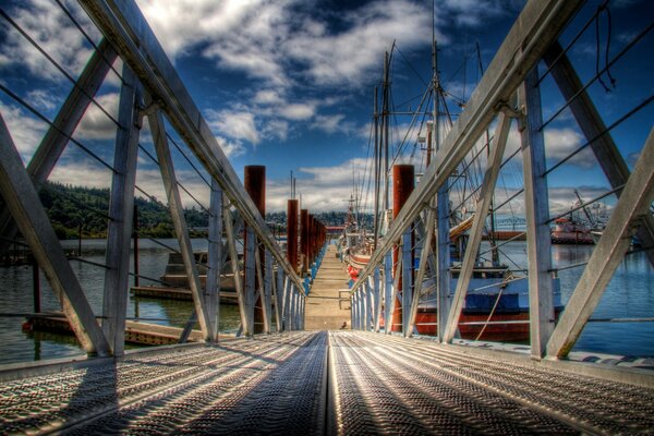 The depth of the long bridge perspective