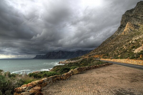 Silence of the elements before the storm today