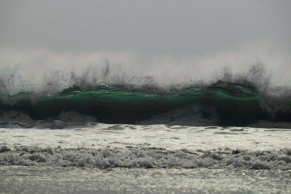 Fog envelops the sea and land