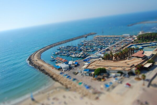 Hotelkomplex am Meer