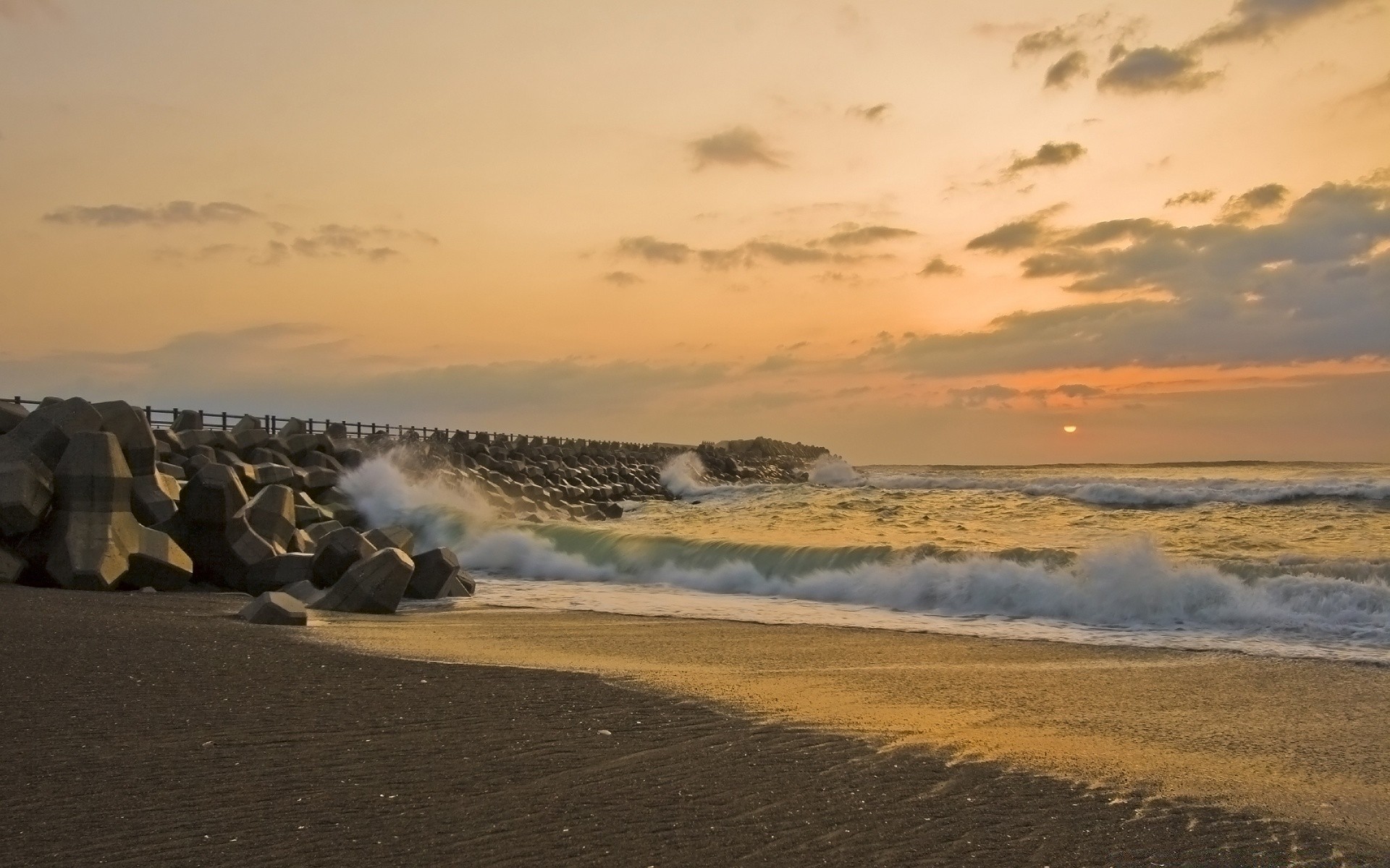 sea and ocean water beach sunset ocean sea seashore landscape dawn evening storm seascape travel