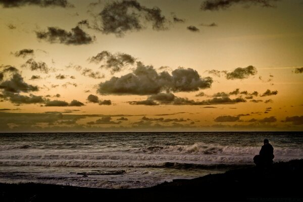 Seascape - view from the shore