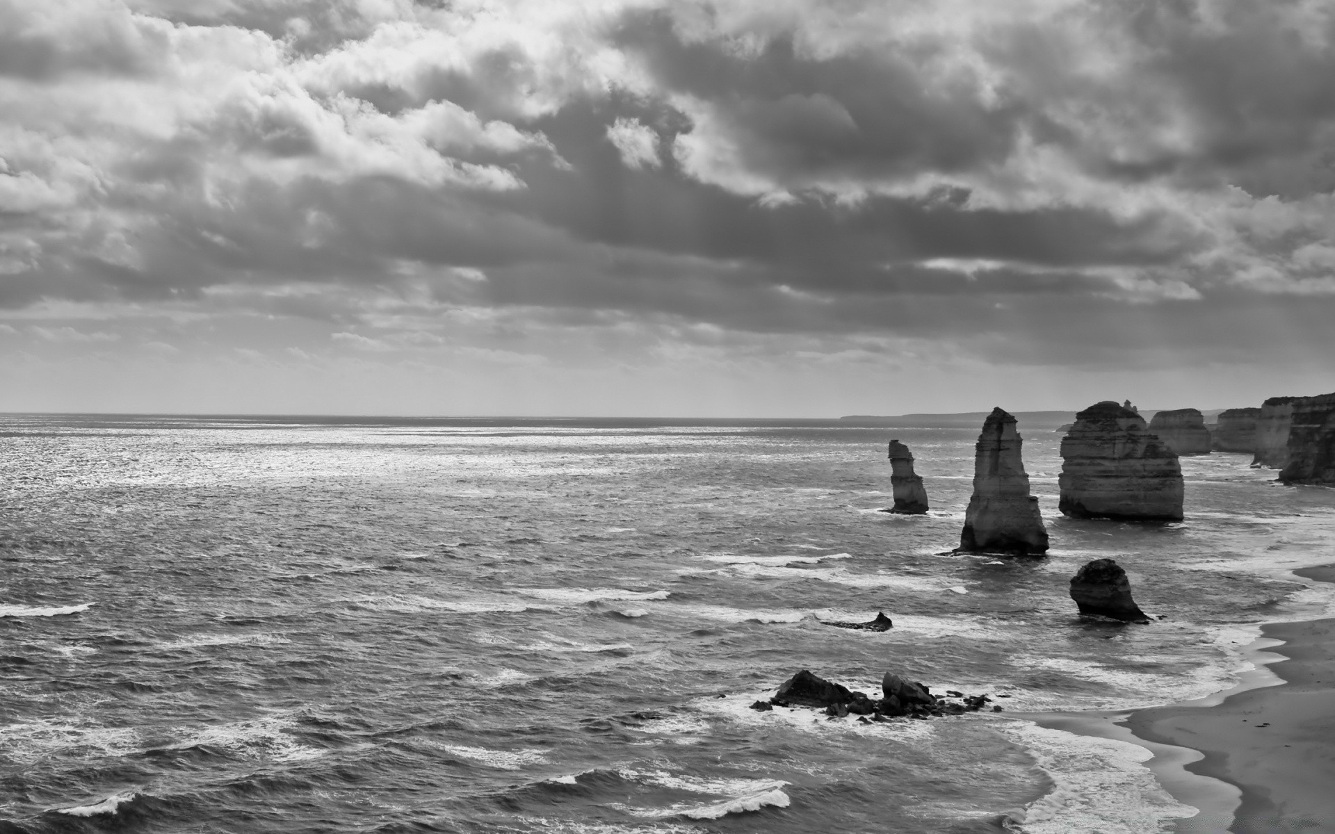 mer et océan eau mer plage océan mer paysage monochrome tempête surf coucher de soleil paysage aube vague