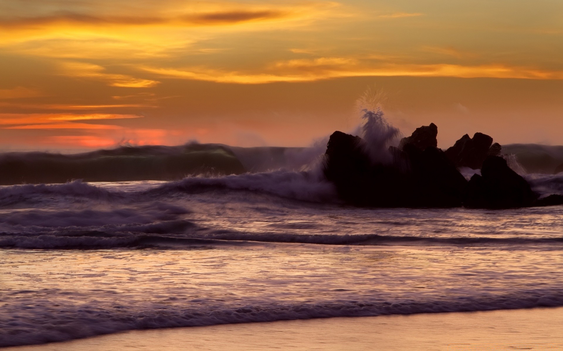 mare e oceano tramonto acqua alba sera spiaggia crepuscolo mare oceano paesaggio sole cielo mare paesaggio surf drammatico