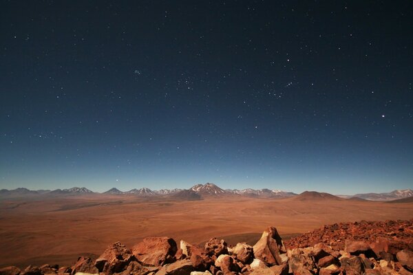 Una vista fascinante del hermoso cielo despejado