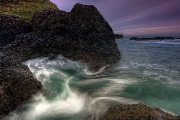 Extraterrestrial beach beautiful view