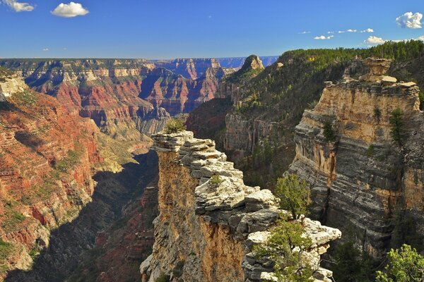 Increíble vista heterogénea de Canyon