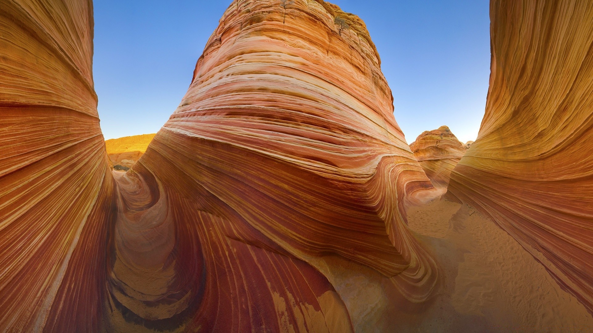 deserto arenaria canyon erosione antilope roccia viaggi secco geologia sabbia natura paesaggio slot all aperto parco colore cielo arid