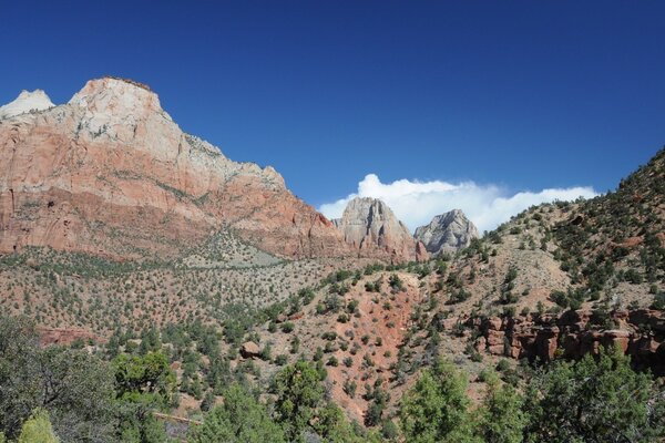 Wüste und Berge irgendwo in den USA