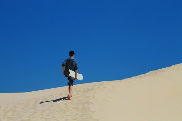 Viaggio attraverso il deserto sabbia Duna