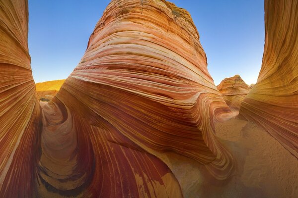 Les canyons du désert érodés par l érosion