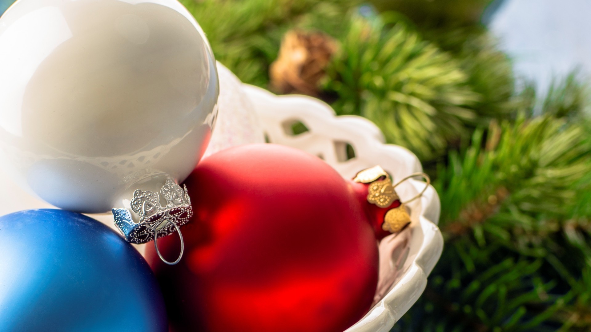 año nuevo navidad invierno vacaciones decoración bola