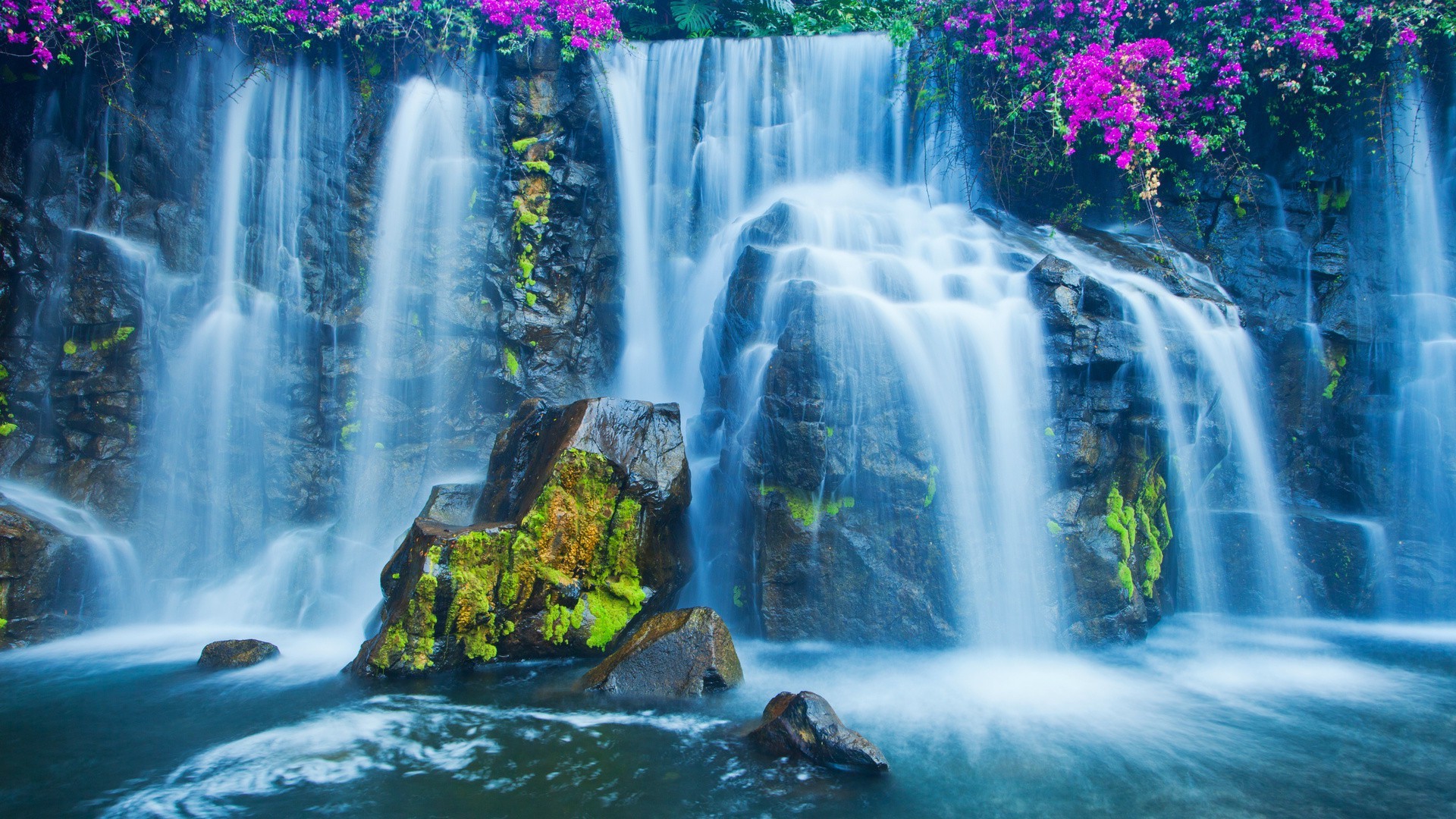 cascades eau cascade splash cascade flux humide nature automne rivière flux voyage trafic à l extérieur propreté été parc piscine belle propre