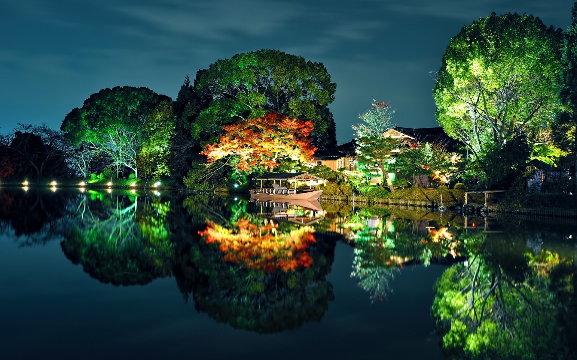 lago agua naturaleza árbol viajes reflexión