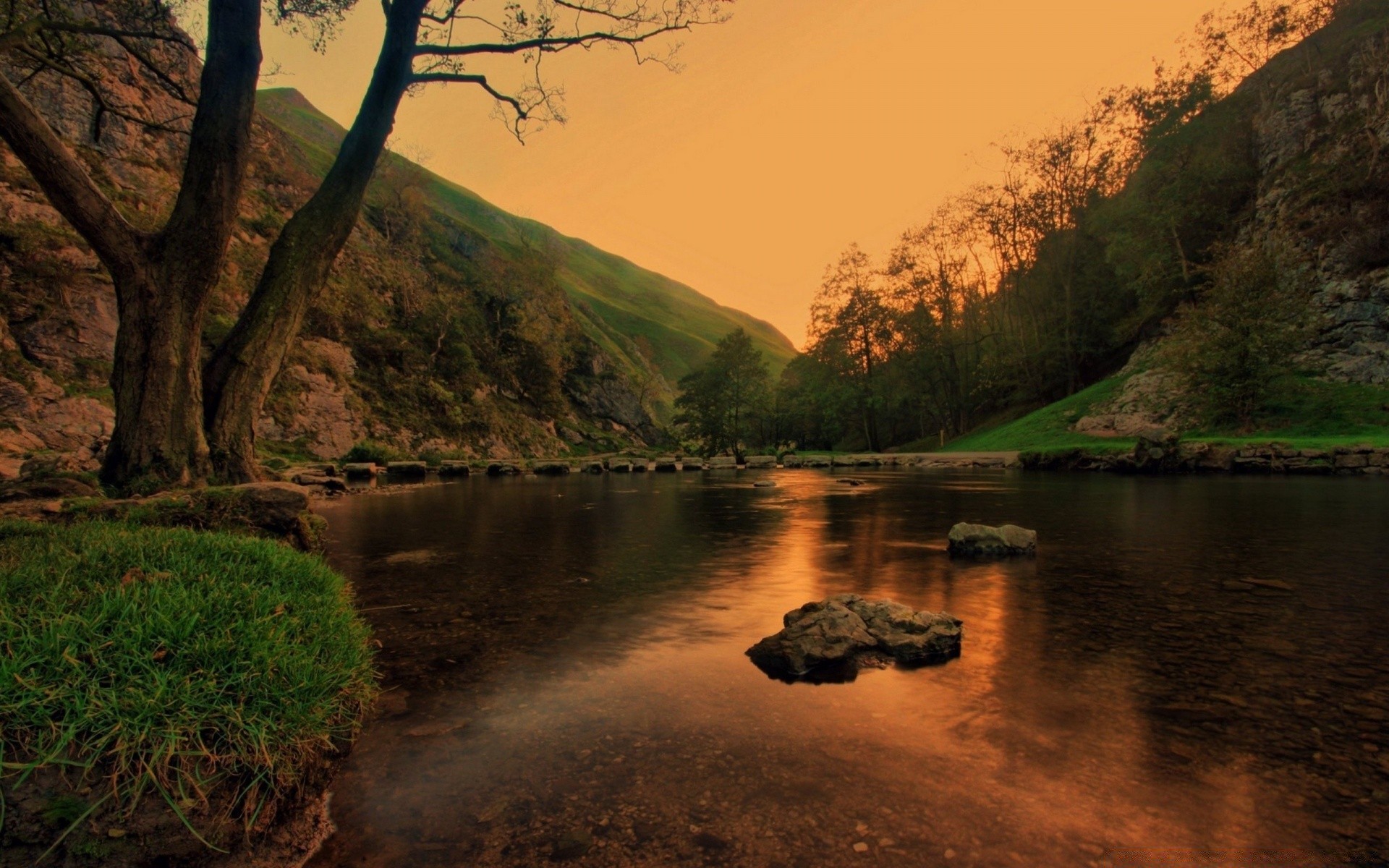 see wasser fluss baum landschaft reisen natur sonnenuntergang holz im freien morgendämmerung abend landschaftlich