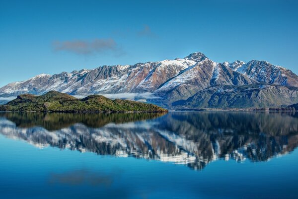 Beautiful mountains under the open sky