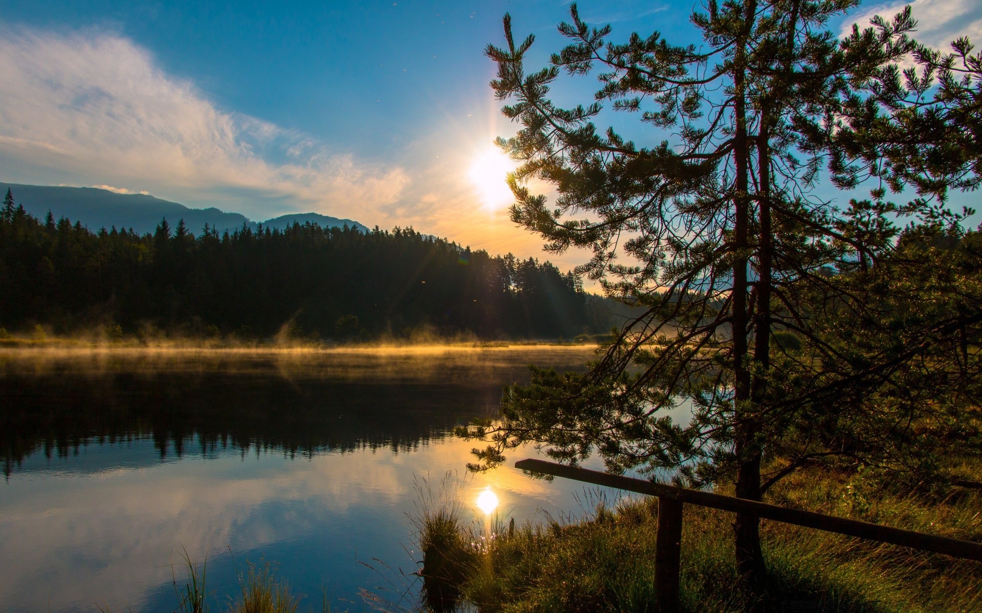 paesaggio albero paesaggio alba conifere riflessione legno all aperto evergreen lago natura acqua sera scenico tramonto cielo neve inverno bel tempo