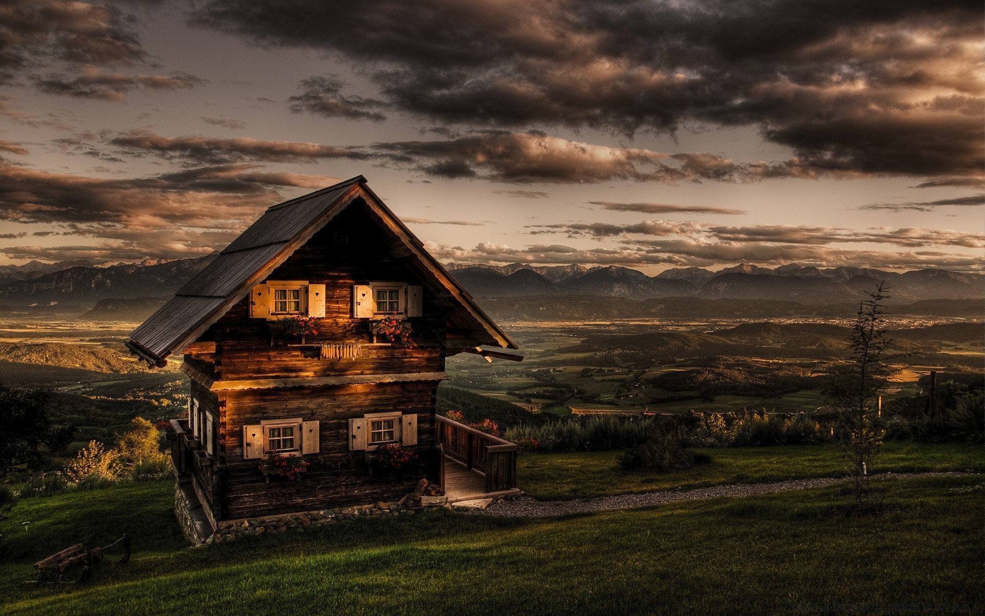 landscapes house home bungalow barn sunset sky landscape outdoors building farm architecture wood dawn abandoned