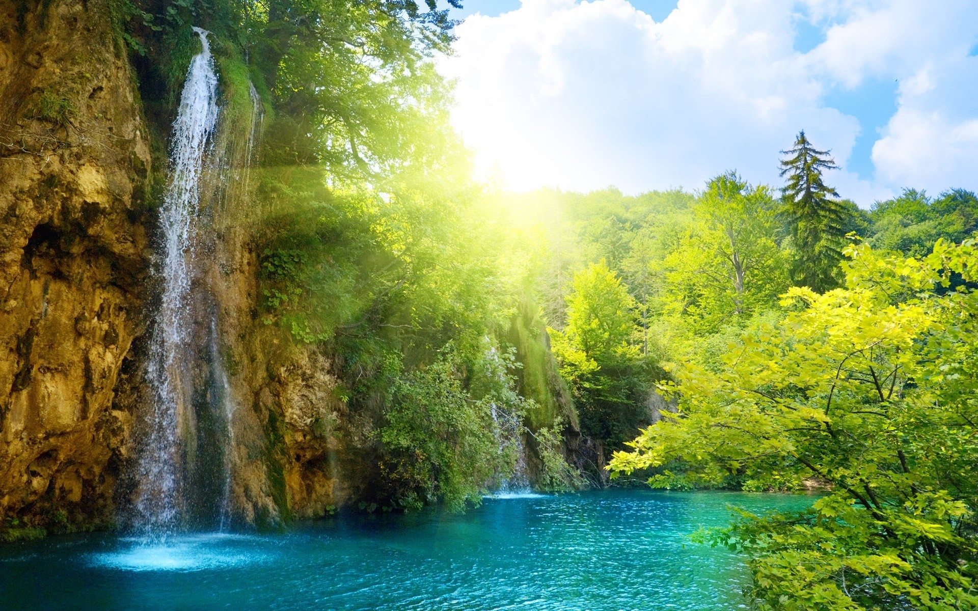 manzara su doğa ahşap şelale nehir seyahat açık havada manzara ağaç yaz yaprak doğal akış tropikal kaya park güzel sahne serinlik