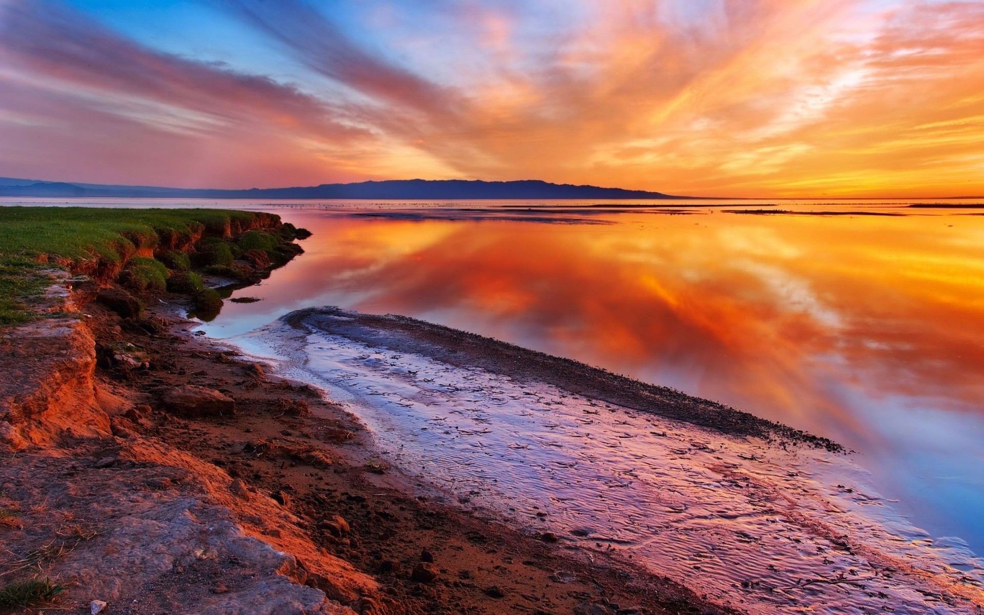 paysage coucher de soleil eau soir ciel aube paysage crépuscule voyage nature soleil mer océan en plein air