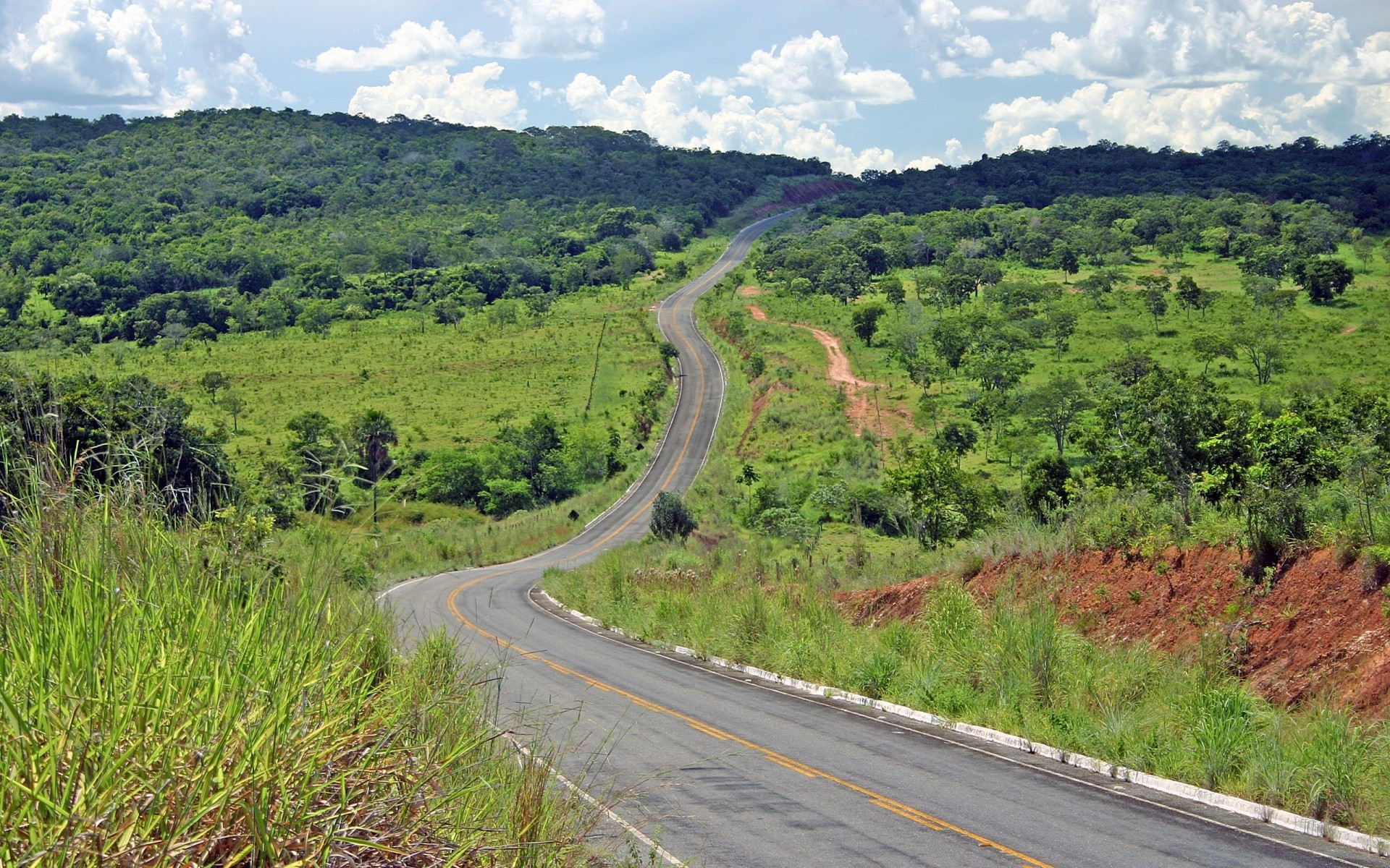 landscapes road guidance nature landscape travel rural grass countryside summer highway country field tree curve sky scenic mountain