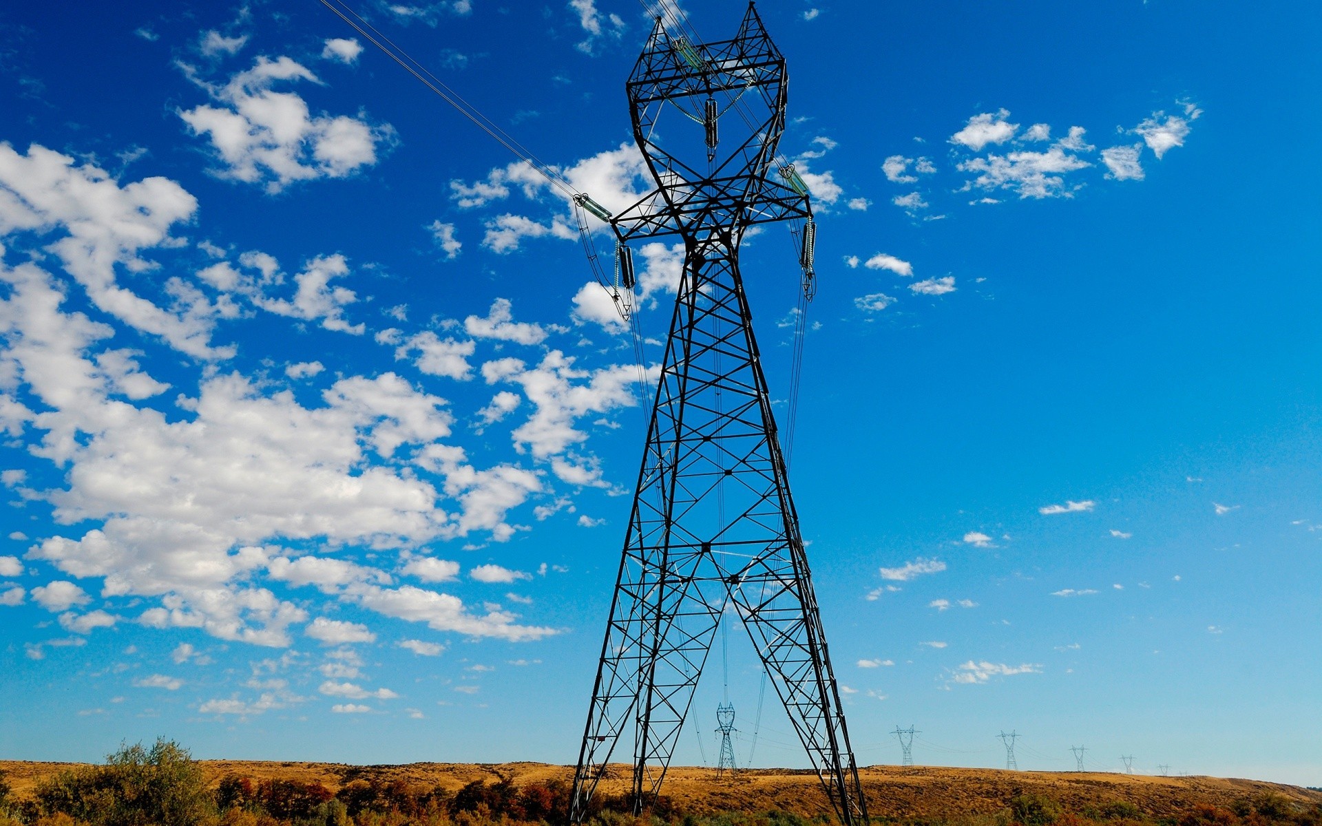 paysage ciel puissance énergie électricité environnement industrie tension nature tour extérieur paysage