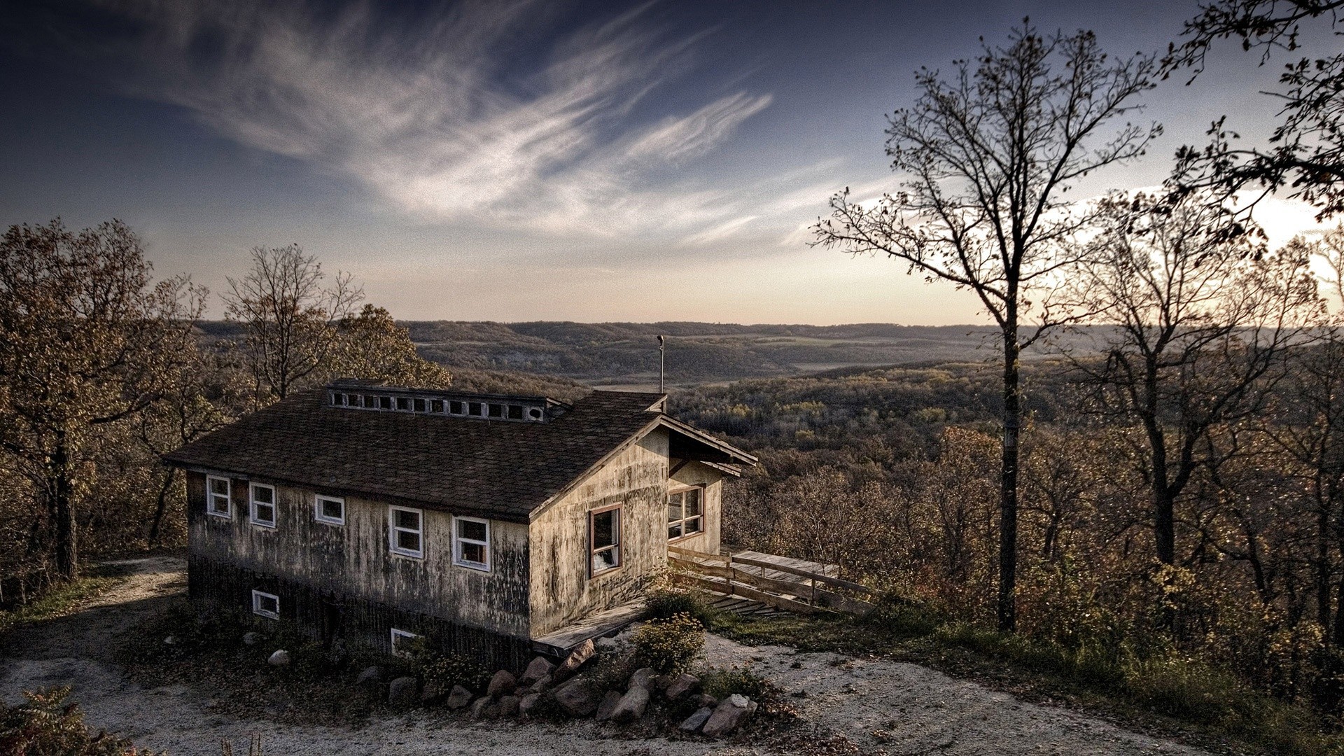 landschaften verlassene himmel landschaft im freien architektur reisen holz holz alt haus