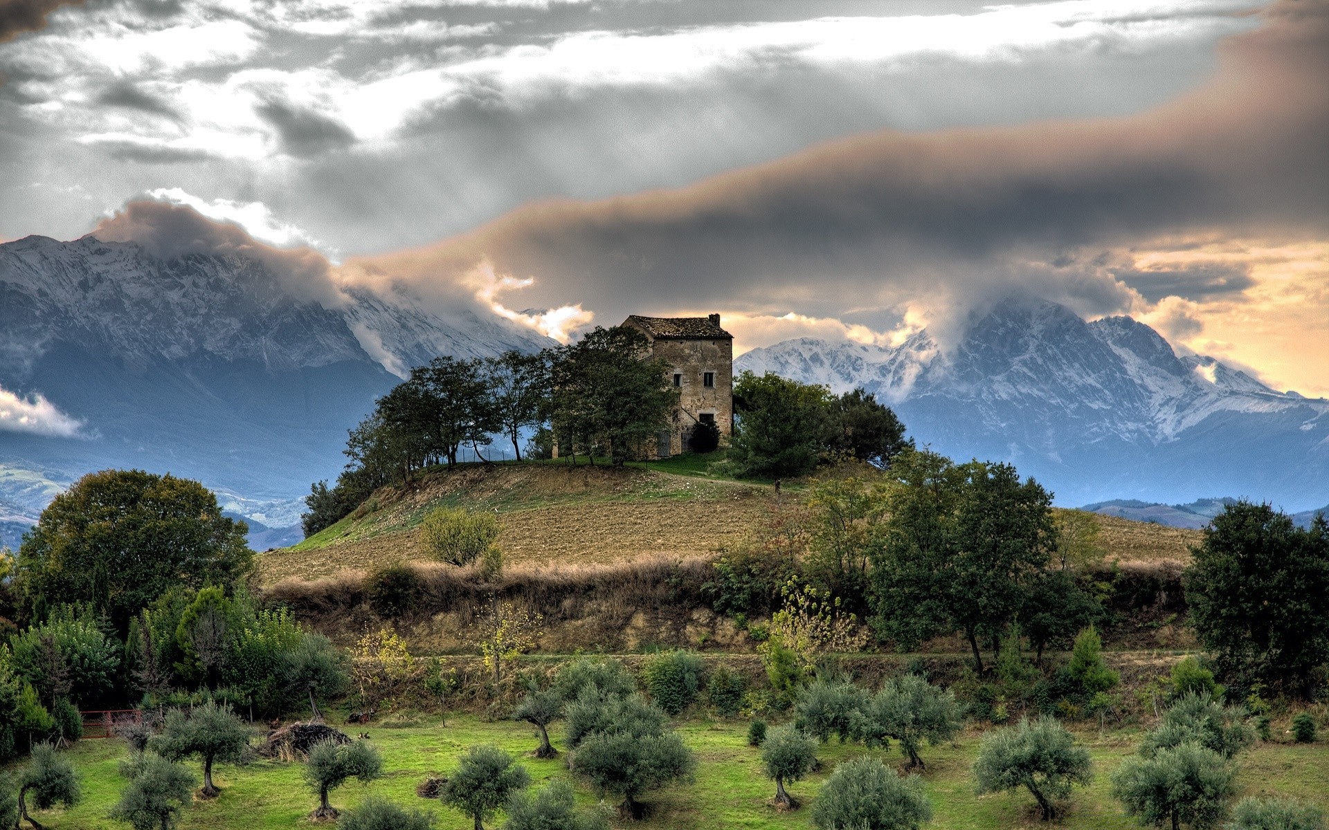 landscapes travel landscape sky mountain outdoors nature tree hill scenic grass valley sunset