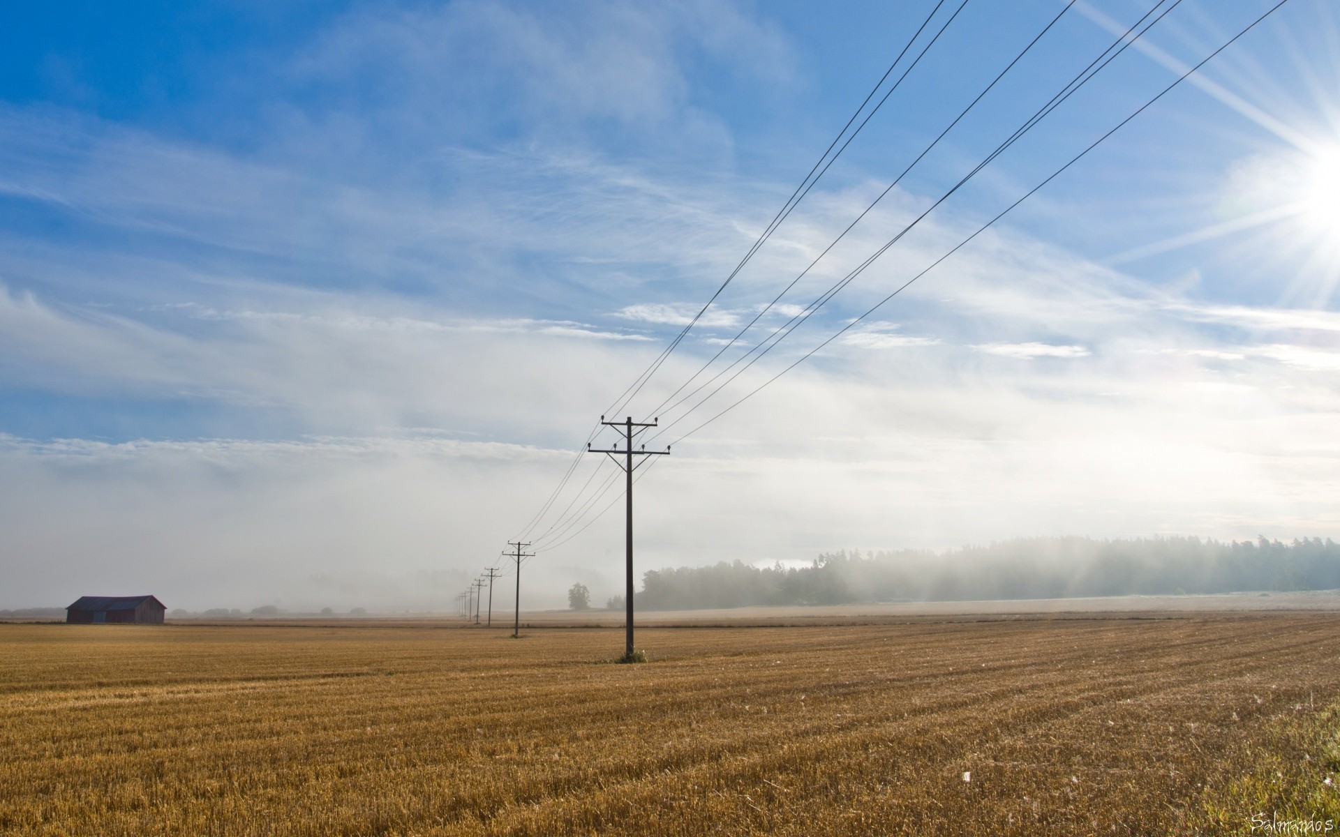 krajobrazy krajobraz rolnictwo gospodarstwo rolne niebo pole przewody elektryczność przemysł energia wieś środowisko wiejskie napięcie pszenica natura moc pastwisko akromia na zewnątrz