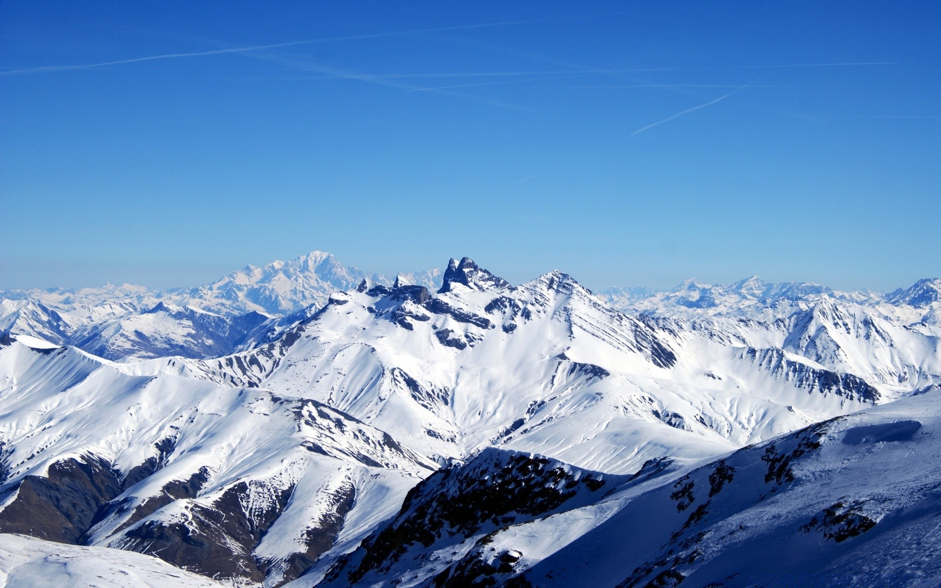 montagnes neige hiver montagnes froid glace pic de montagne glacier haute altitude