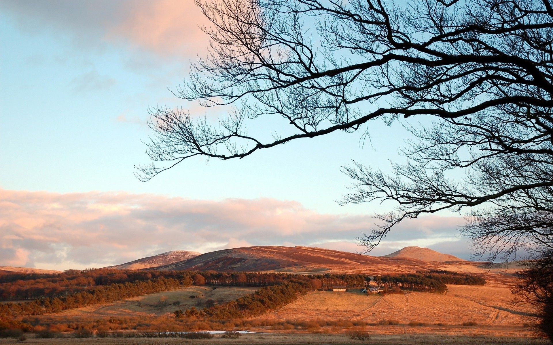 landschaft landschaft natur himmel baum dämmerung sonnenuntergang im freien herbst reisen landschaftlich winter berge am abend holz gutes wetter