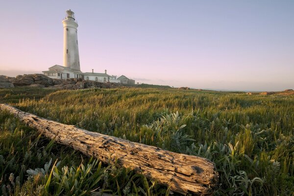 Paisaje del faro al aire libre