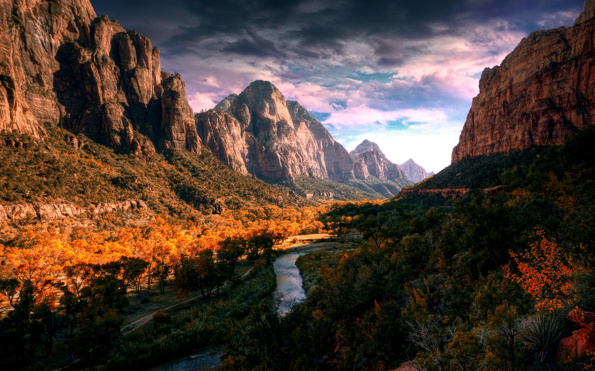 montañas paisaje montañas viajes valle al aire libre escénico cañón roca naturaleza cielo agua río puesta del sol