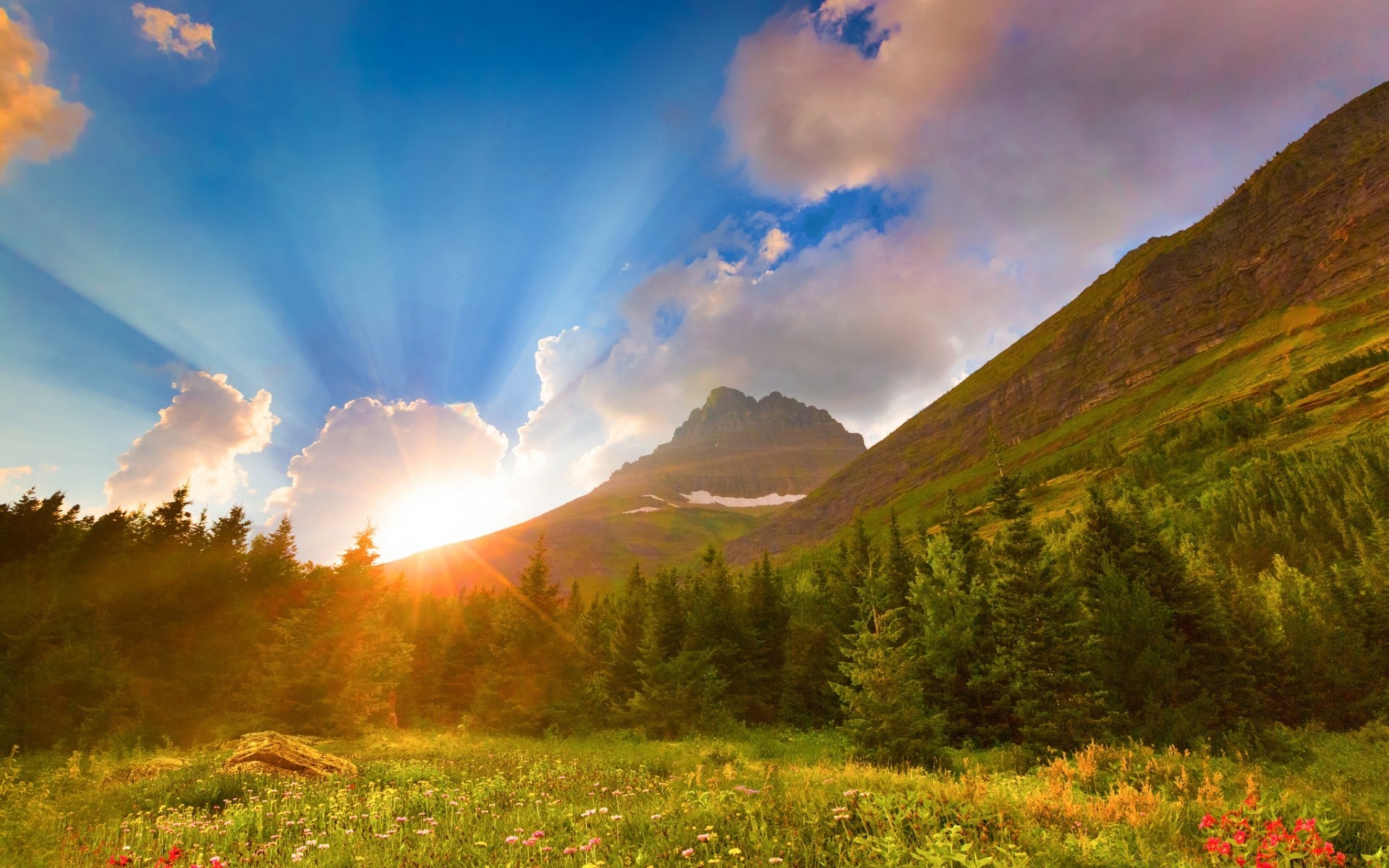 mountains outdoors nature landscape sky travel dawn grass sunset summer fair weather mountain countryside rural wood