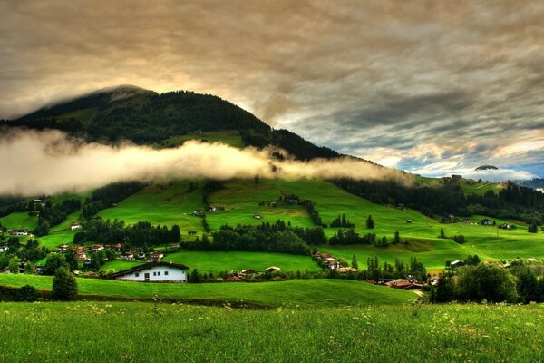 Der Himmel trifft auf die Erde