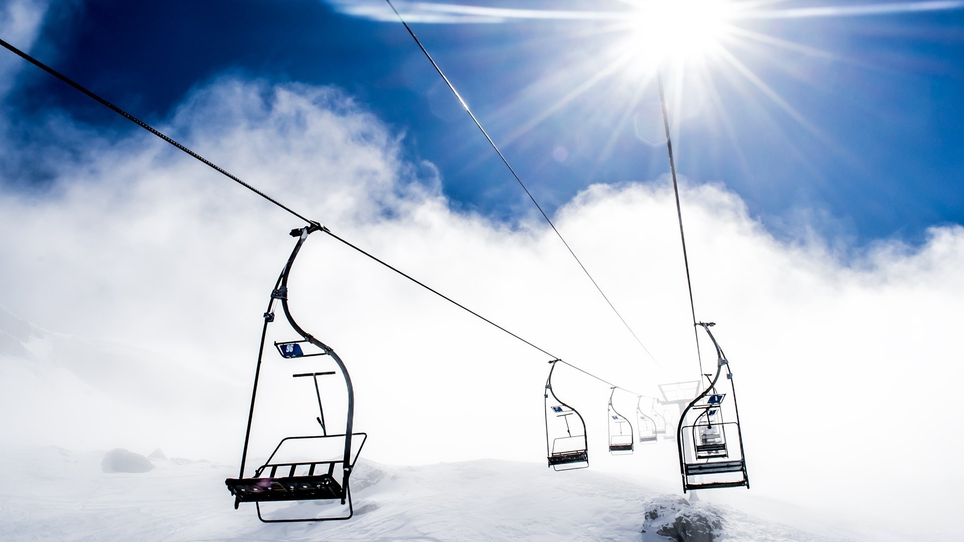 montagnes ciel hiver haute neige en plein air nature voyage froid