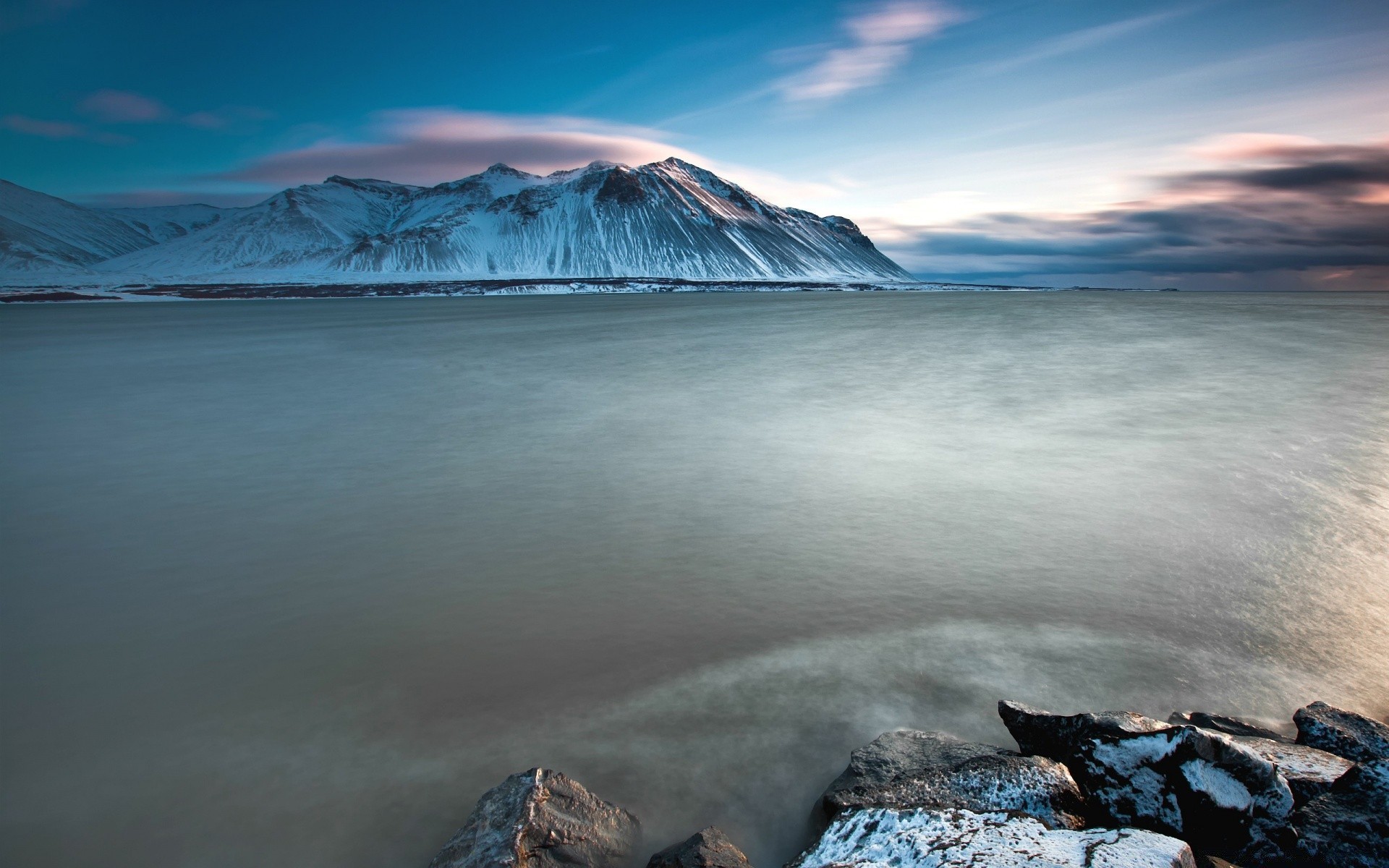 berge wasser schnee sonnenuntergang dämmerung landschaft eis reisen winter meer berge im freien abend himmel frostig see ozean natur eisberg