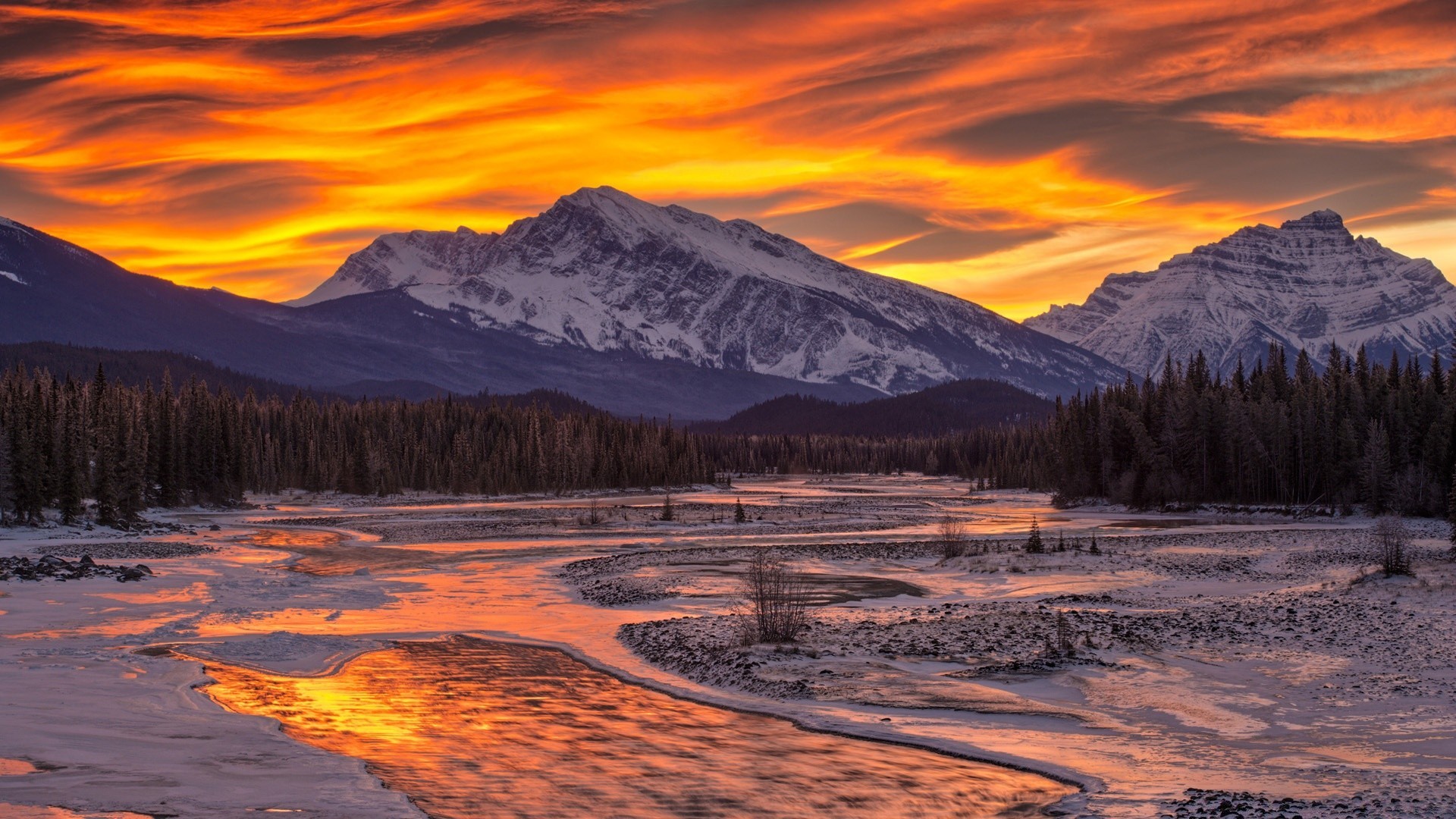 mountains landscape mountain nature snow dawn sunset scenic water travel sky lake outdoors reflection