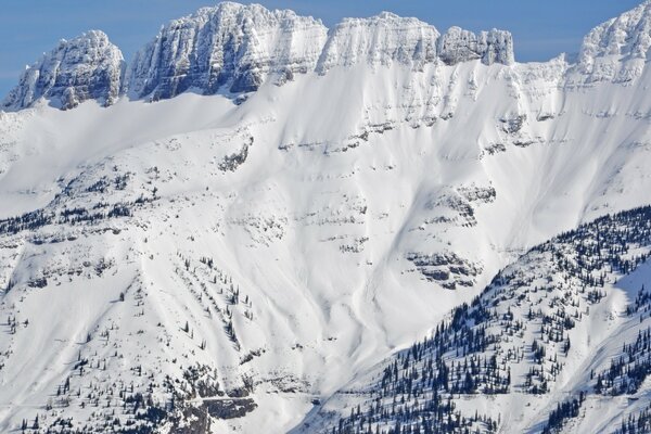 Cime innevate fredde