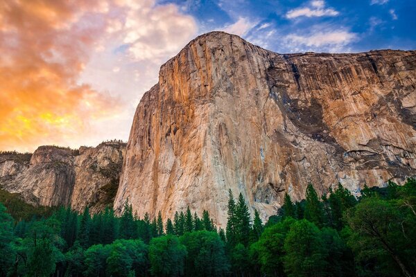 The beauty of the rocks and the scent of pine needles in the early morning